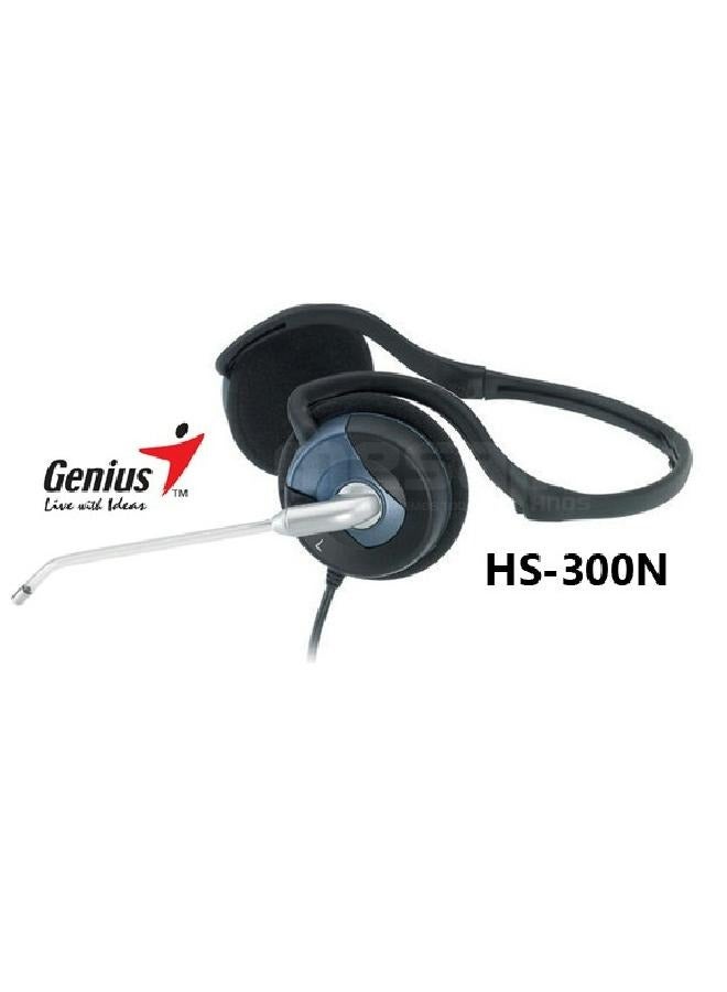 جينيس سماعة الرأس الخلفية القابلة للطي Genius HS-300N VoIP Chatting - Image 3