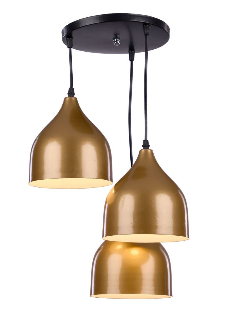 NAGAFA SHOP مصباح السقف النعام الذهبي الحديث 3M10G - Image 1