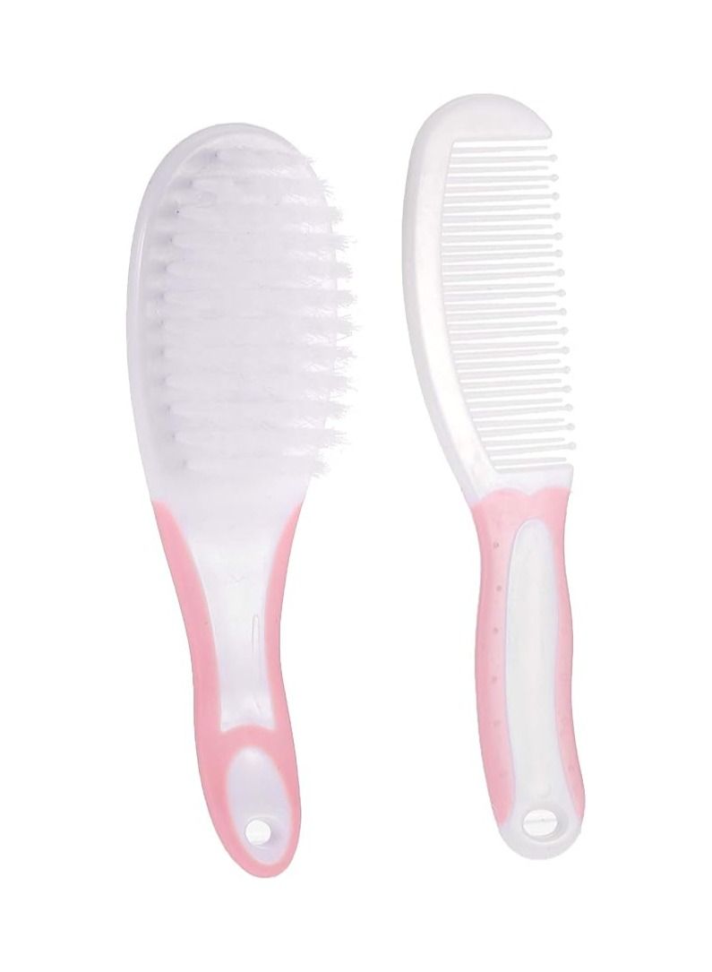 Pixie Baby Comb Set - White & Pink (Pack Of 2) - Image 1