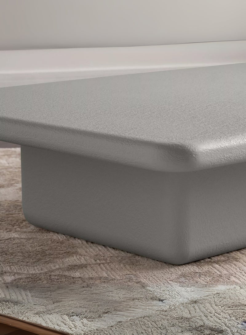 Karnak Blossom 2-Piece Modern Rectangular Coffee Table Set – Minimalist Grey Nesting Center Tables for Living Room Furniture UAE - Image 5