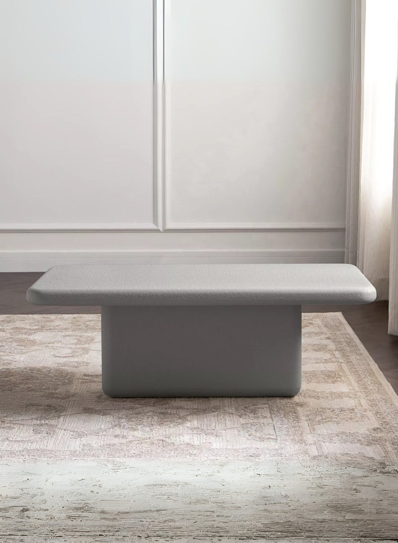 Karnak Blossom 2-Piece Modern Rectangular Coffee Table Set – Minimalist Grey Nesting Center Tables for Living Room Furniture UAE - Image 4