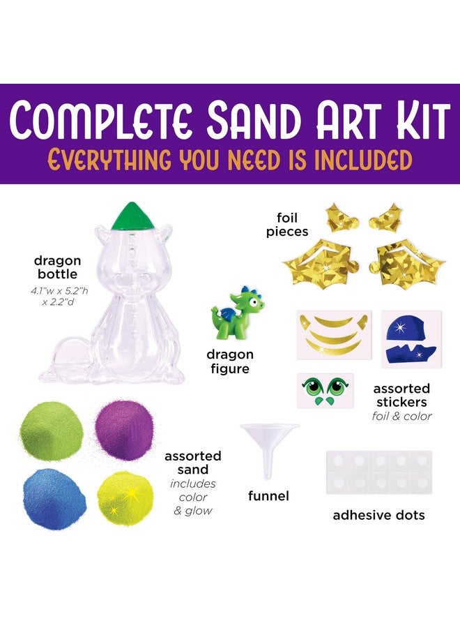 Creativity for Kids Sand Art Kit for Kids: Dragon - Arts and Crafts for Kids, Small Gifts (Ages 6+) - Image 4