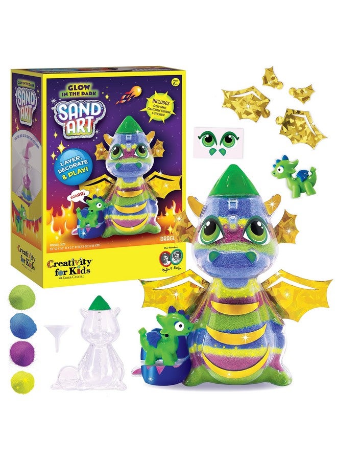 Creativity for Kids Sand Art Kit for Kids: Dragon - Arts and Crafts for Kids, Small Gifts (Ages 6+) - Image 1