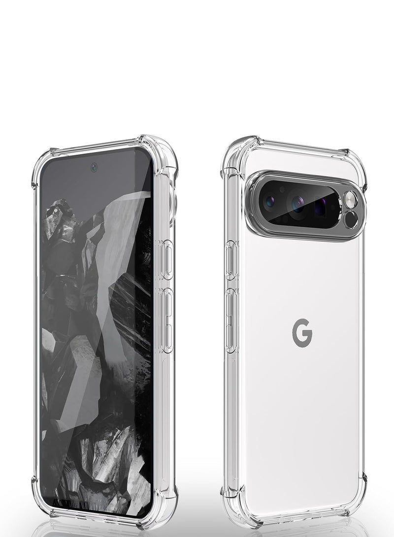 Clear TPU Shock-Absorption Case for Google Pixel 10/10 Pro - Image 1