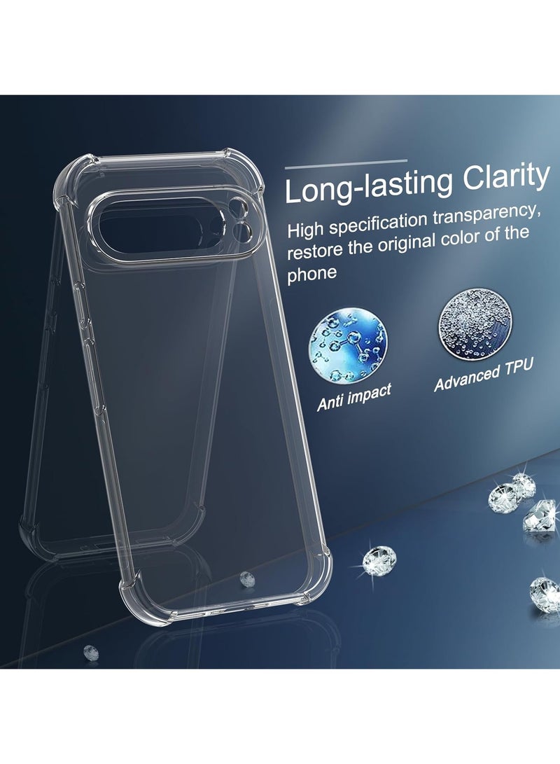 Clear TPU Shock-Absorption Case for Google Pixel 10/10 Pro - Image 3