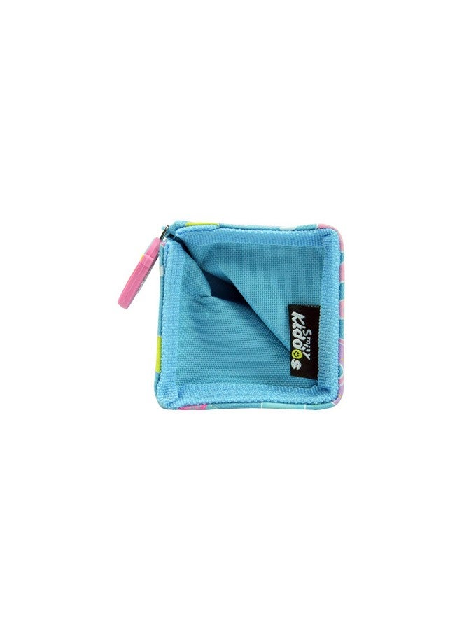 SMILY KIDDOS Smily Kiddos| Smily Tray Pencil Case (Light Blue) | Compass Box | Pencil Case for Kids with Cartoon Zipper | Smily Kiddos Tray Pencil Case | Color Black/Pink/Light Blue/Blue/Purple - Image 4
