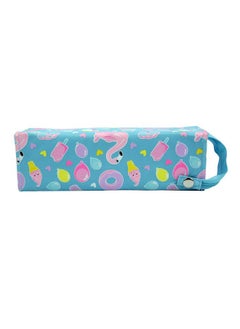 SMILY KIDDOS Smily Kiddos| Smily Tray Pencil Case (Light Blue) | Compass Box | Pencil Case for Kids with Cartoon Zipper | Smily Kiddos Tray Pencil Case | Color Black/Pink/Light Blue/Blue/Purple  - Image 3