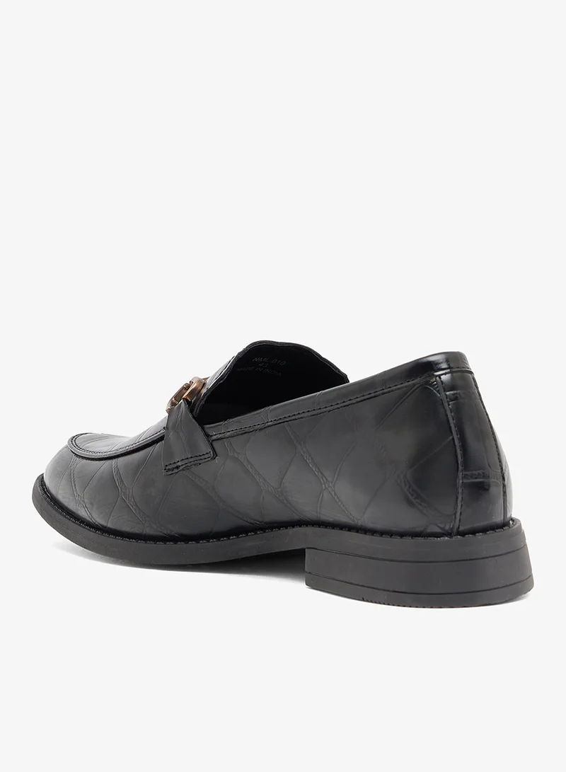 Robert Wood Trim Detail Loafers