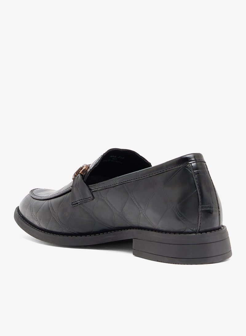 Robert Wood Trim Detail Loafers - Image 2