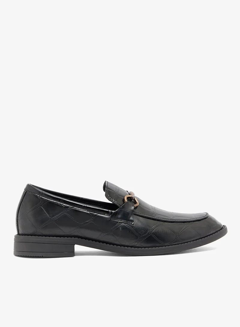 Robert Wood Trim Detail Loafers