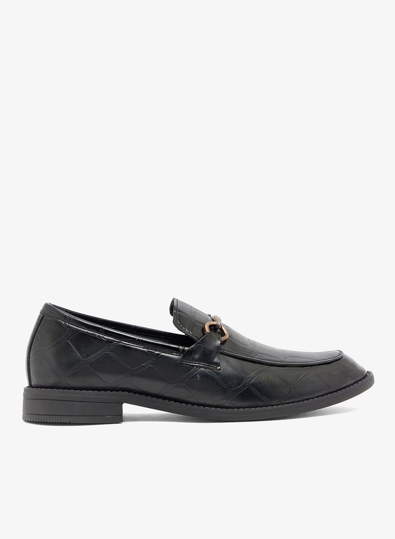 Robert Wood Trim Detail Loafers - Image 1