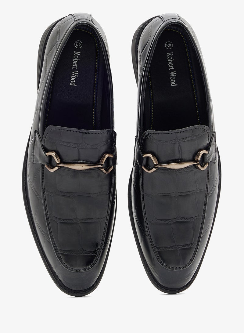 Robert Wood Trim Detail Loafers - Image 4