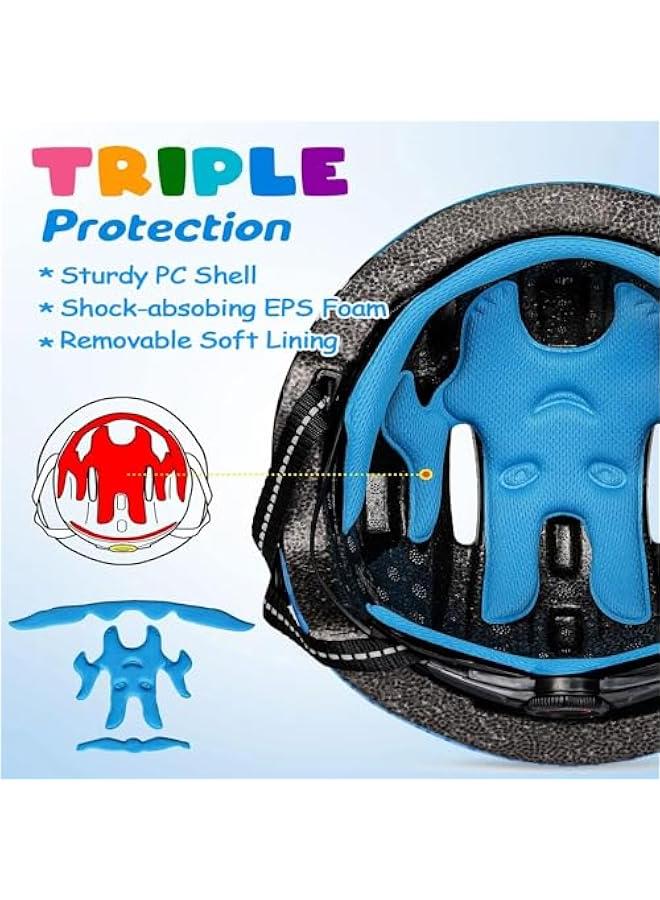 Toddler Helmet, Kids Bike Helmet, Dinosaur Design Multi-Sport Safety Helmet, Toddler Bike Cycling Scooter Helmet, Adjustable Protect Helmet for Kids Cycle for Boys and Girls Age 3-8 - Image 3