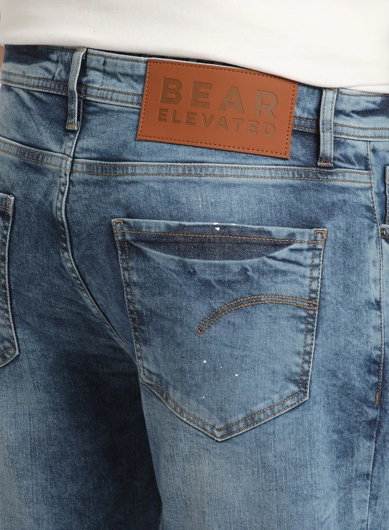 THE BEAR HOUSE Men’s Jeans Lightweighted &amp; Comfortable, Perfect for Casual Wear, Ideal for Everyday &amp; Summer Wear | Size-28 - 38| (Braq)