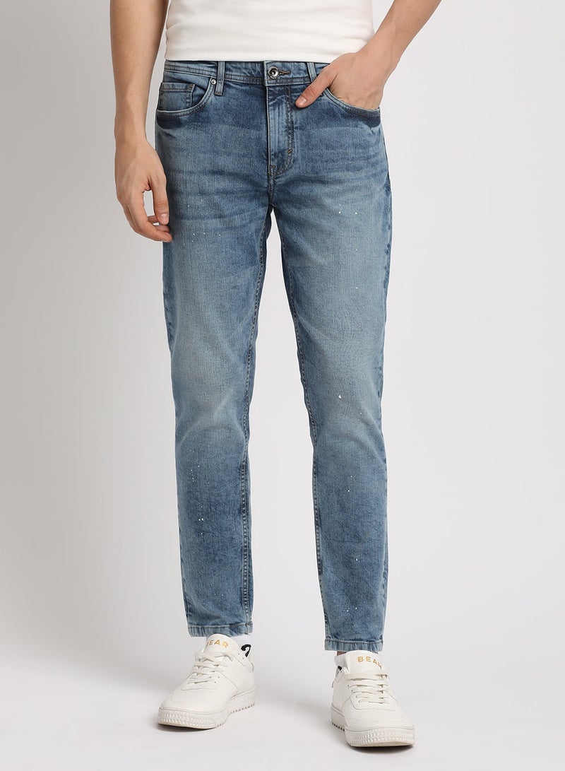 THE BEAR HOUSE Men’s Jeans Lightweighted & Comfortable, Perfect for Casual Wear, Ideal for Everyday & Summer Wear | Size-28 - 38| (Braq) - Image 1