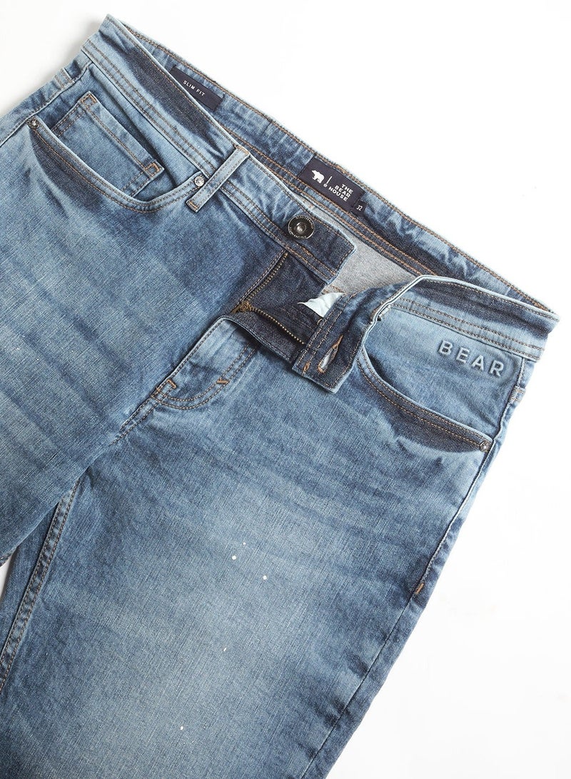 THE BEAR HOUSE Men’s Jeans Lightweighted & Comfortable, Perfect for Casual Wear, Ideal for Everyday & Summer Wear | Size-28 - 38| (Braq) - Image 4