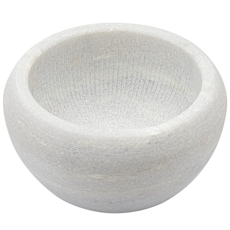 CHARMMAN Shaving Soap & Cream Bowl for Men, Natural White Marble Stone, Heat Preservation, Easier to Whip Up a Fantastic Foam with Interior Micro-ridges, Art of Shave Lather bowl â€¦ - Image 2
