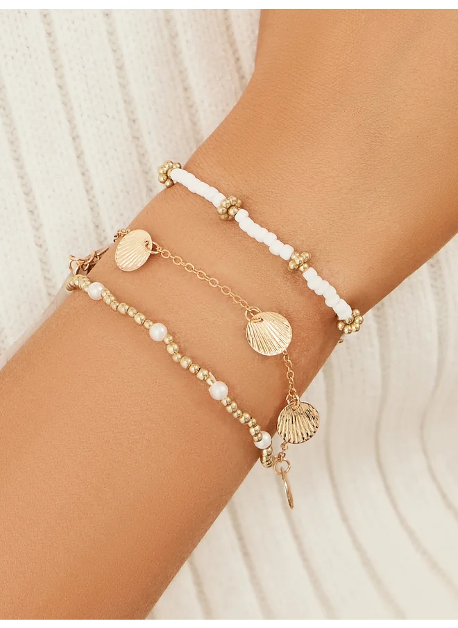 ستايلي Styli Set of 3 - Beaded Bracelet