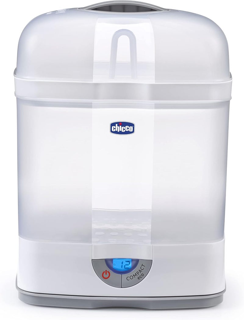 Chicco 3-in-1 Modular Baby Bottle, Pacifier, Pump Parts, etc. Sterilizer - Grey - Image 2