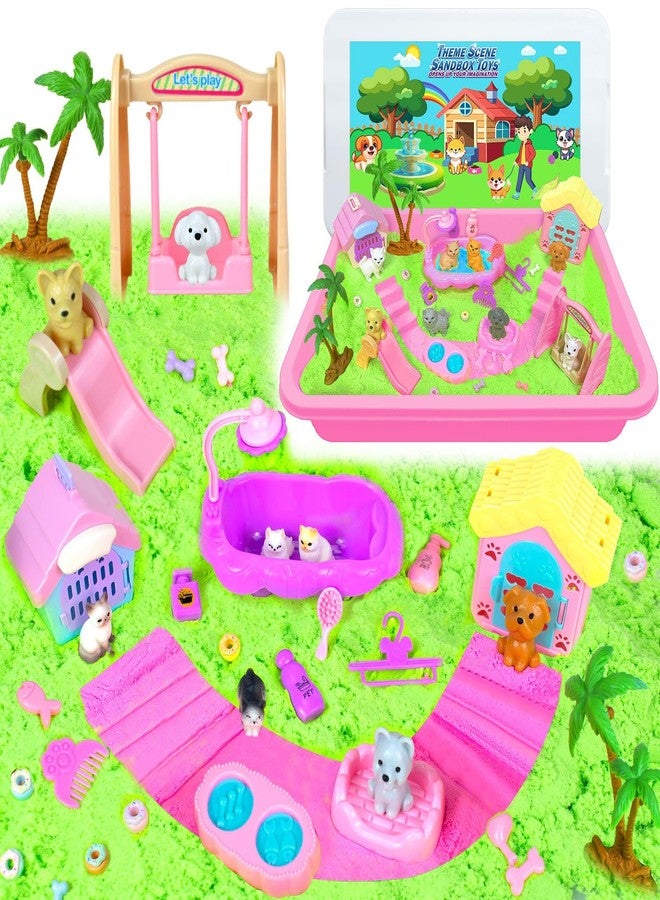 bubwepo Creative Sandbox for Kids - 2nd Generation Upgrade with 3D Scenes, Thematic Play & Interactive Learning - Encourages Imagination, Fine Motor Skills & STEM Development - Image 5