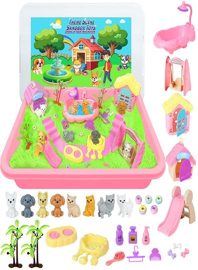 bubwepo Creative Sandbox for Kids - 2nd Generation Upgrade with 3D Scenes, Thematic Play & Interactive Learning - Encourages Imagination, Fine Motor Skills & STEM Development - Image 1