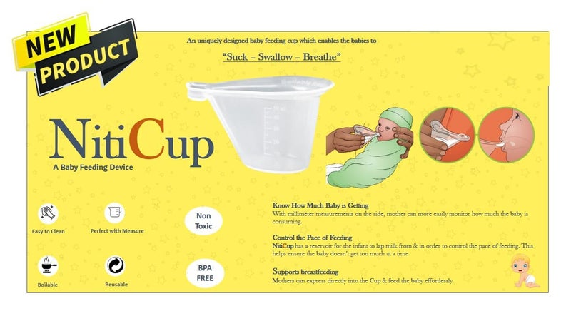 Profiklen NitiCup Boilable Reusable Baby Feeding Silicone Cup (Pack of 1) || Round Shape - 45 ml. (Transparent) - Image 2