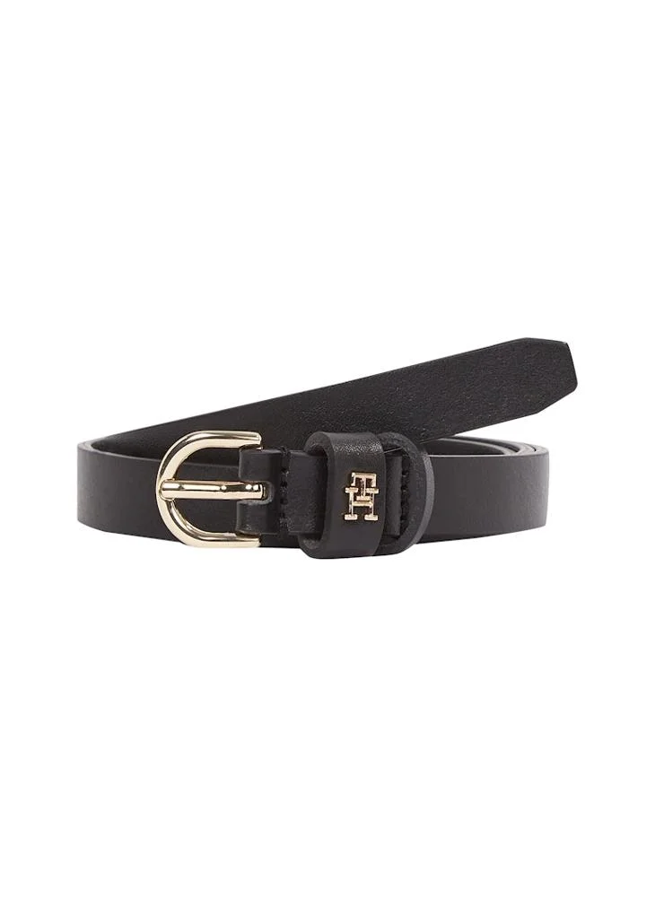 تومي هيلفيغر Logo Detail Allocated Buckle Hole Belt