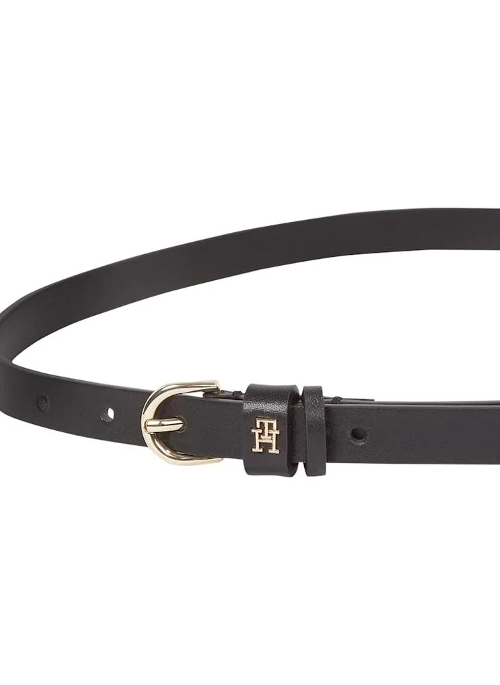 تومي هيلفيغر Logo Detail Allocated Buckle Hole Belt