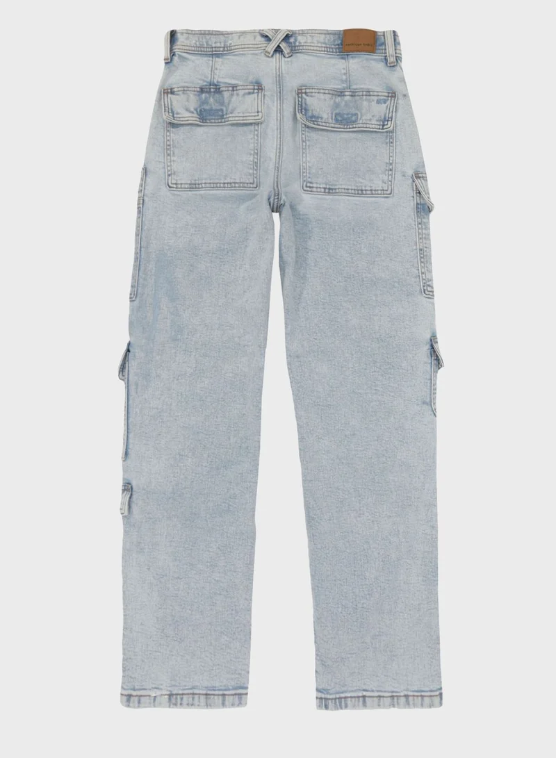 American Eagle High Waist Cargo Pants