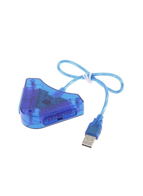 محول يد تحكم PS2 إلى USB للكمبيوتر – يدعم لاعبين