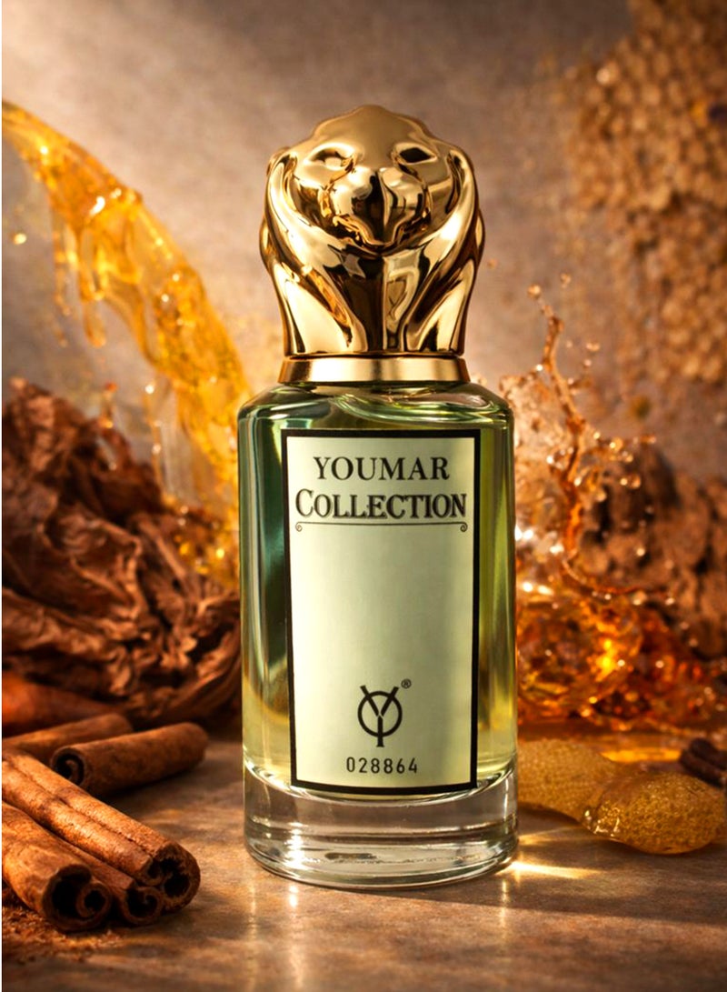يومار كولونيا فاخرة للرجال تدوم طويلًا | مجموعة يومار رقم 8864 أو دو كولونيا للرجال 25 مل - كولونيا العسل والتبغ والعنبر مع نفحات القرفة والروم - Image 2