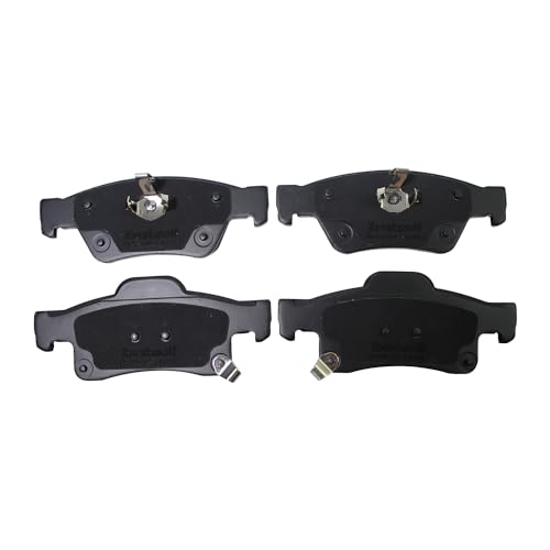 IBESTWOLF Front and Rear Ceramic Brake Pads for 2011-2020 Dodge Durango for 2011 2012-2018 Jeep Grand Cherokee, Disc Brake Pad Replacement P-1455 P-1498 - Image 3