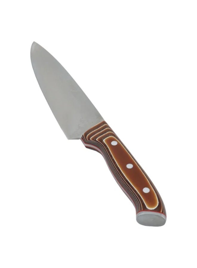 PiRGE steel knife, size 19 cm, wooden handle - brown - Image 3