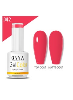 OSYA OSYA gel Nail Polish Collection Soak Off UV&LED CANNI OUTPUT Gel polish 15ml (042)  - Image 1