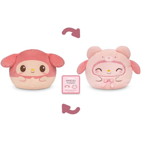 TeeTurtle My Melody Teddy Bear Reversible 6" Plushie - Officially Licensed Sanrio - Cute Kawaii Soft Stuffed Animal - Image 3