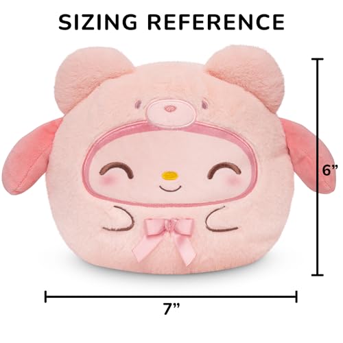 TeeTurtle My Melody Teddy Bear Reversible 6" Plushie - Officially Licensed Sanrio - Cute Kawaii Soft Stuffed Animal - Image 4