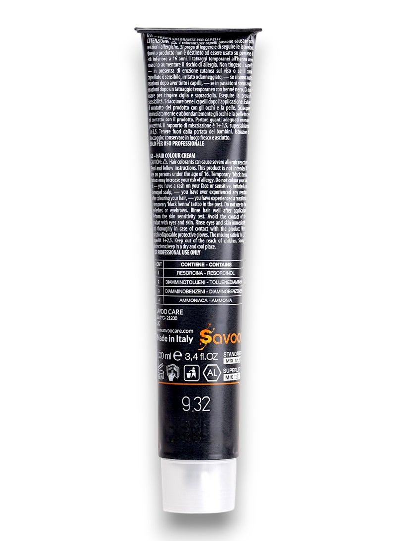SAVOO Hair Color Cream #6.11 Dark Olive Blonde – Permanent Hair Dye with Oil Plex & Botanical Extracts | 100ml | Deep Cool Blonde with Ashy Olive Tones | 100% Grey Coverage - Image 4