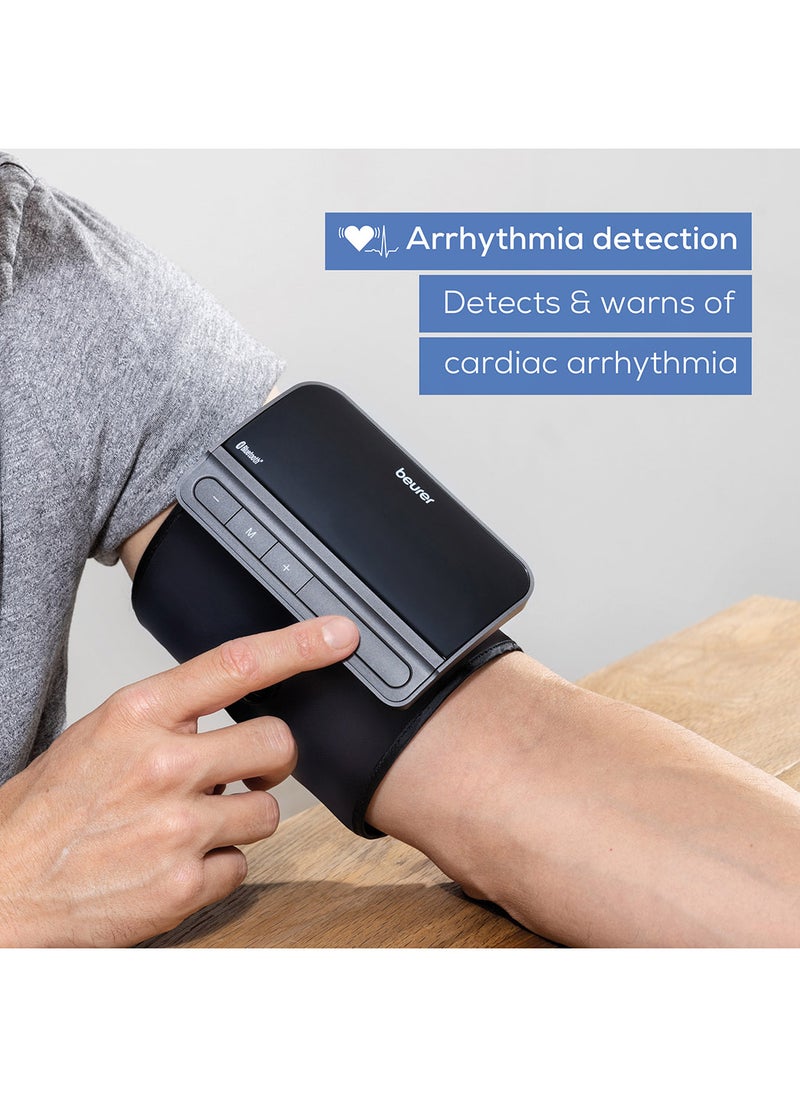 Beurer - BM 81 EasyLock Upper Arm Blood Pressure Monitor Cuff-Free Design, Fully Automatic with Bluetooth & Large LED Display - Image 1