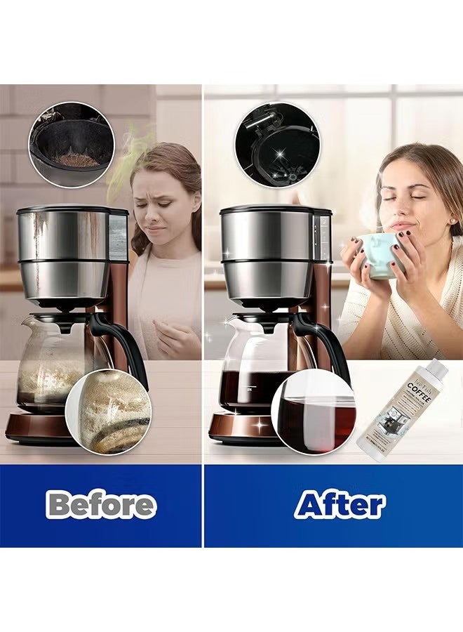 JUE FISH Coffee Machine Descaler 100ml, Deep Cleans Limescale & Coffee Oils, Environmentally Friendly Universal Descaling Agent for Coffee and Espresso Machines, Powerful Formula Removes Tough Dirt and Grease - Image 2