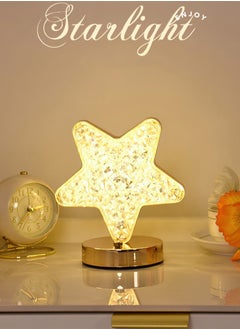 Goldfish Bedroom Rechargeable Touch Bedside Table Crystal Star Table Lamp  - Image 2