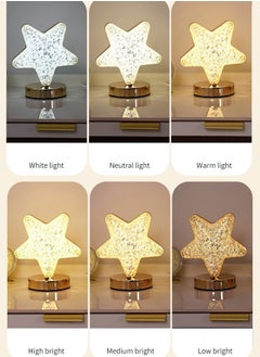 Goldfish Bedroom Rechargeable Touch Bedside Table Crystal Star Table Lamp  - Image 4