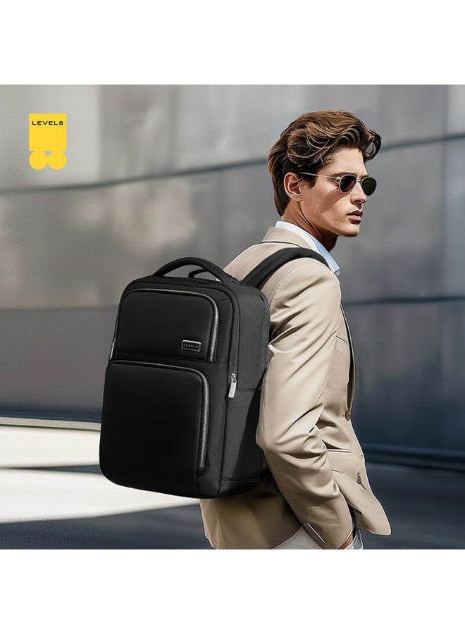 Level8 Valentine's Day Gift | Men's Business Backpack Explorer 16-inch Laptop Bag, Briefcase, Executive Bag, Travel Backpack - Image 4