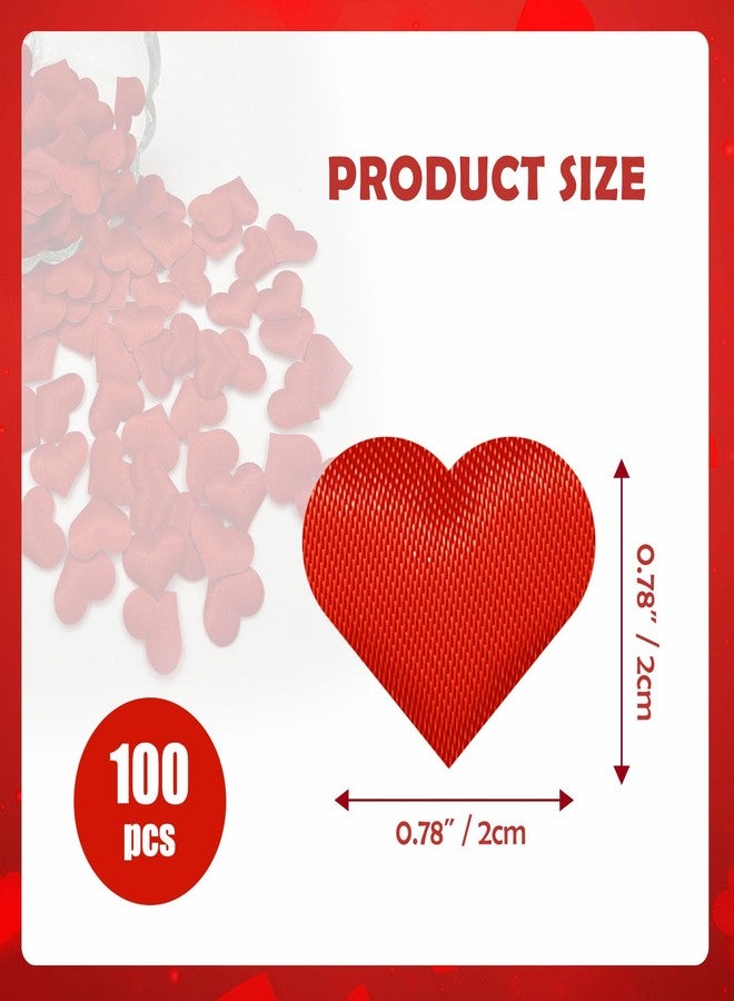 Comemela Heart Confetti, Spong Red Hearts Shape Petals Table Decorations Scatter for Valentines Day, Weddings, Photo Shoots, Envelope Stuffing, Memory Keepsakes (100Pcs) - Image 5