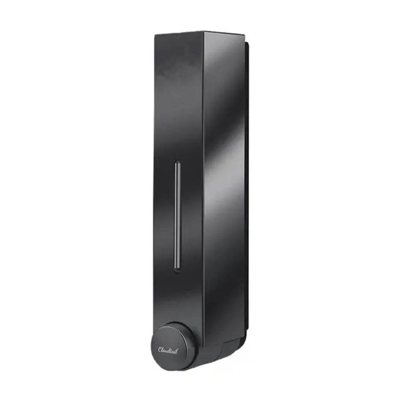 Cloudtail Cloudtail Soap DispenserSquareSlimHand WashGelFoamDishWashLiquidLotionShampooSanitizerConditionerWallMountIdeal forKitchenBathroomWash BasinMaterialABSSize420mlColorBlkSet of 1  - Image 1