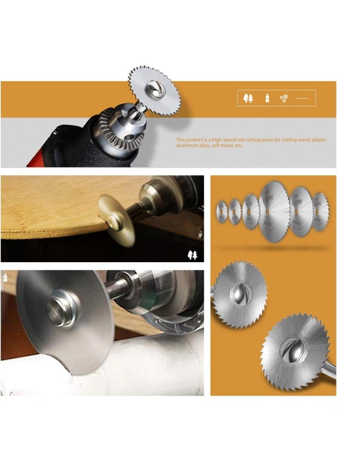 Generic Kuenuilr Cutting Wheel Set 36Pieces For Rotary Tool, Hss Circular Saw Blades 6Pieces, Resin Cutting Discs 20Pieces, 545 Diamond Cutting Wheels 10Psc With 2 Screwdrivers  - Image 4