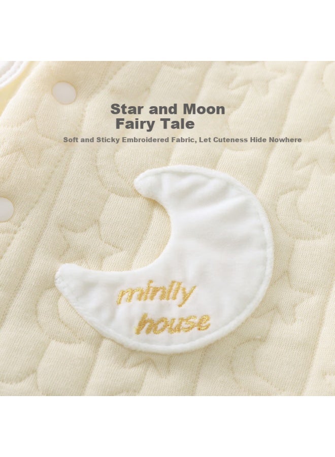 Youqi Baby Vest For Spring, Autumn And Winter, Outer Wear, Warm, Children's Waistcoat, Pure Cotton, Boys' Sleeveless Jacket, Padded Newborn Vest - Image 2