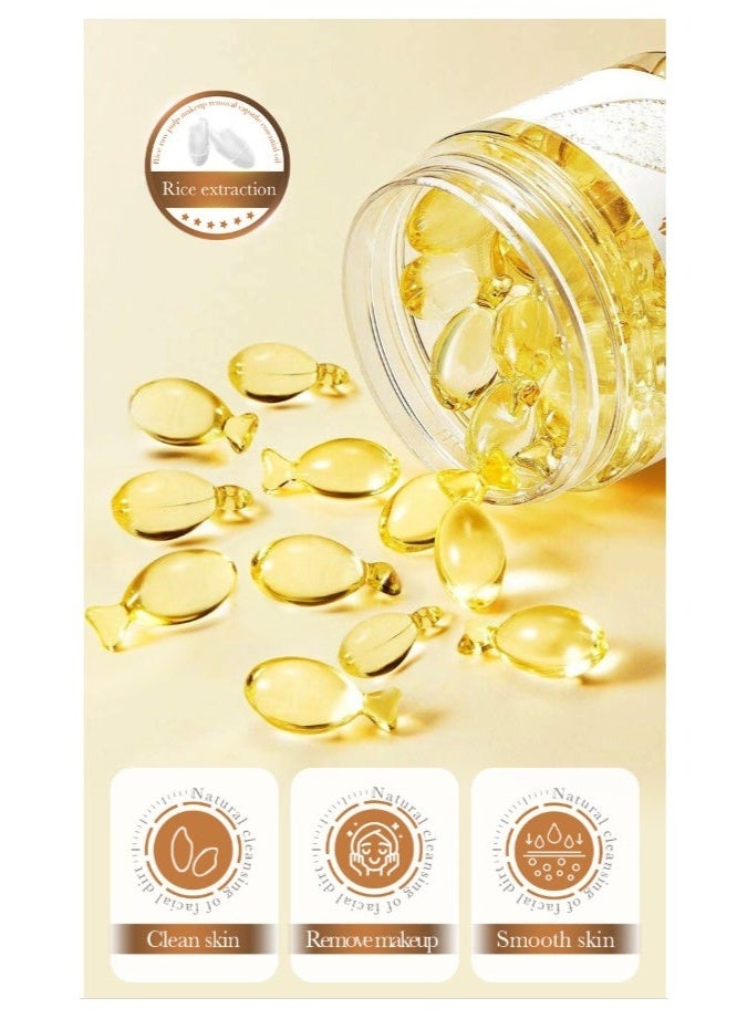 BIOAOUA Rice Essence Makeup Removal Capsules Essential Oil - Gentle Cleansing, Deep Nourishing, Suitable for Sensitive Skin - Image 5