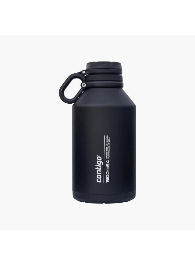 كونتيجو Contigo Plain Stainless Steel Water Bottle with Wide Mouth and Leak Resistant Design - 1900 ml