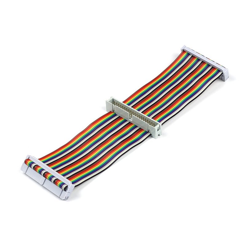 UCTRONICS GPIO Breakout Kit for Raspberry Pi Pico- Assembled Pi T- Type Breakout + 830 Tie Points Solderless Breadboard + 40 Pin Male - Female - Male Rainbow Ribbon Cable + 65pcs Jump Wires - Image 3