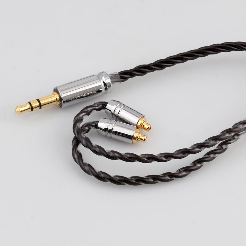 Linsoul كابل Linsoul Tripowin Mirage IEM، 30AWG OCC 4N HiFi كابل ترقية بديل لـ IEM، مع موصل صوت 3.5 مم لمراقبة الأذن لعشاق الموسيقى (MMCX) - Image 2